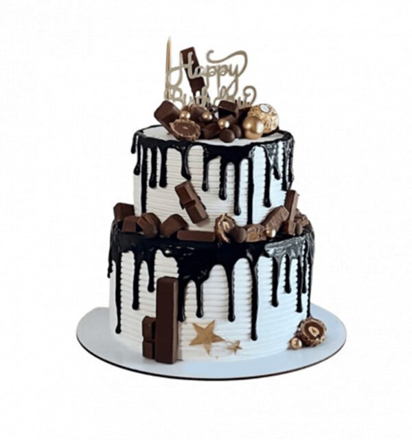 2 Tier Black Forest Cake 3KG