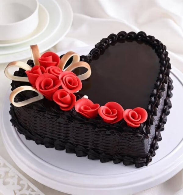 Chocolate Cake Heart Shaped 1KG