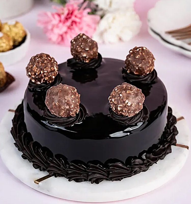 Ferrero Rocher Truffle Cake Half KG