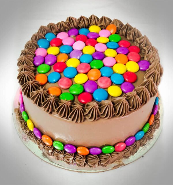 Gems Decorated Chocolate Cake 1KG