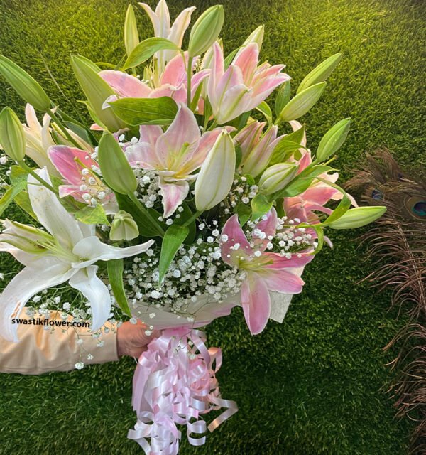 Gracious Pink Floral Bunch