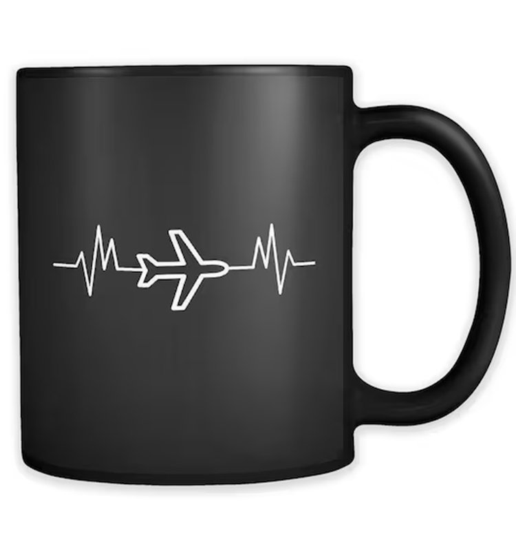 Black Design Coffee Mug