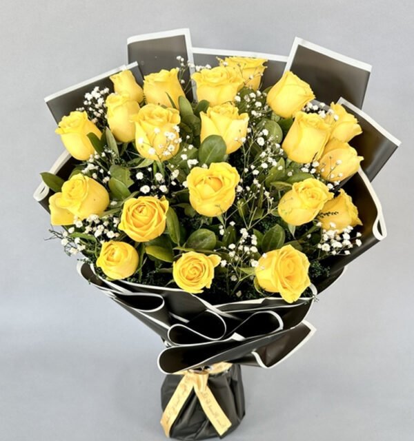 20 Yellow Roses Bouquet