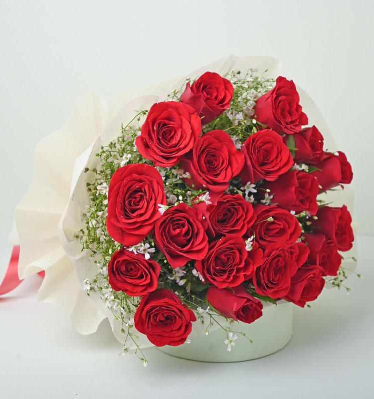 20 Red Roses Bouquet