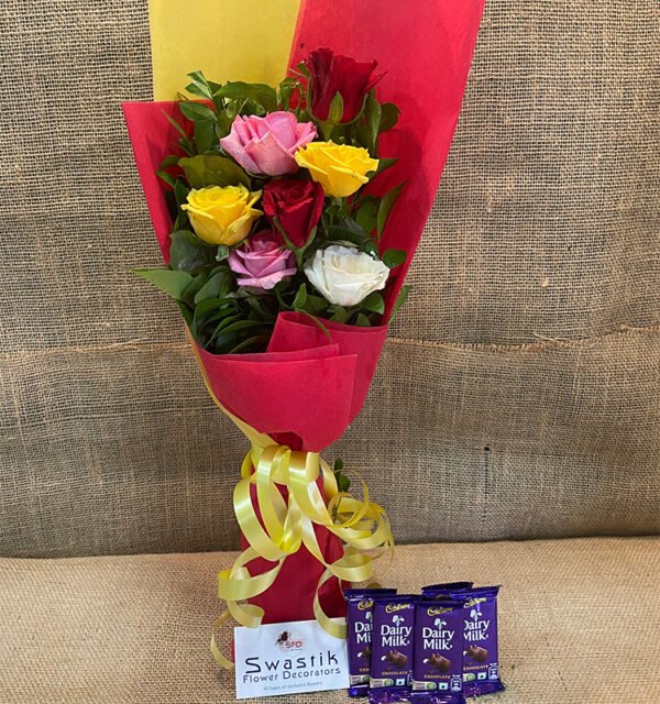 Mix Roses with Dairy Milk