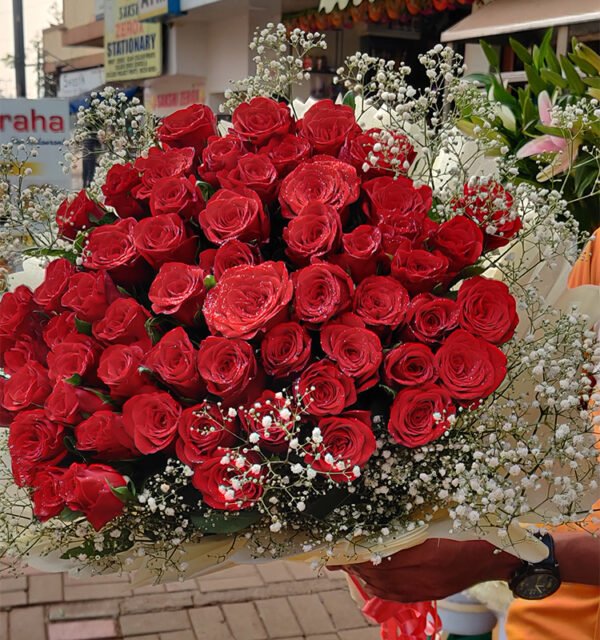 75 Red Roses Love Bouqet