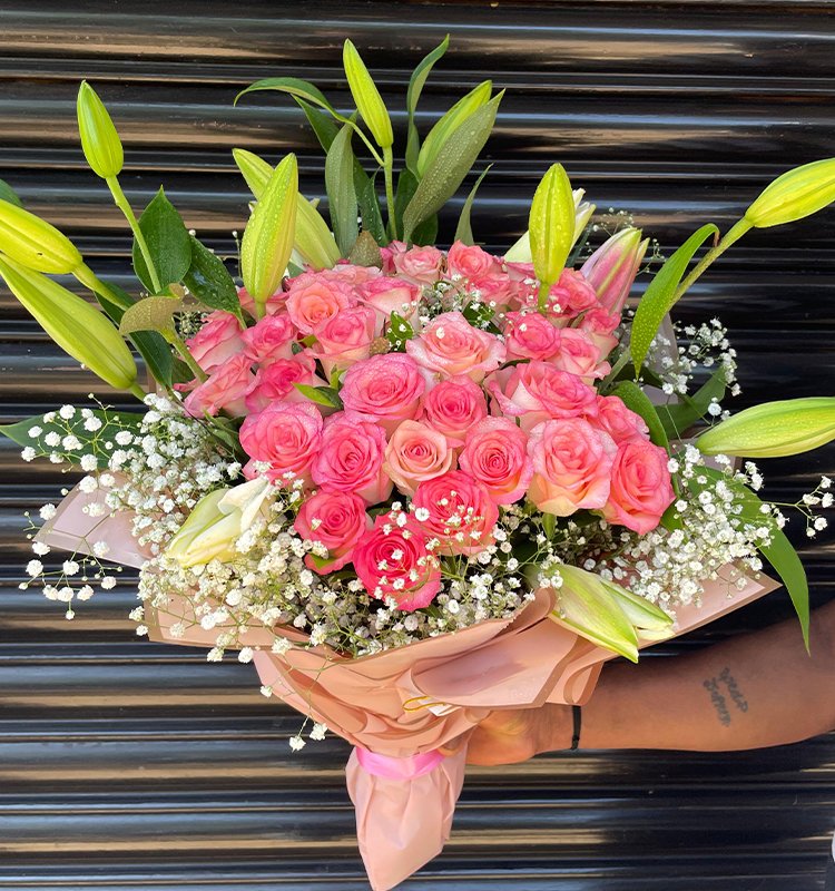 Crimson Blush Bouquet